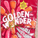 Sausage and tomato flavour crisps (Golden Wonder)